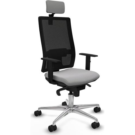 Sedia Ufficio con Poggiatesta Horna Piqueras y Crespo 1D086N2 Grigio chiaro (1/5)