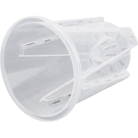 Pots à orchidées en plastique transparent avec trous de drainage, contenants transparents (1/5)