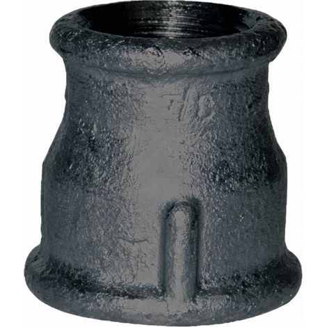 Reduzierte Muffe 33x42 / 26x34, weiblich schwarz