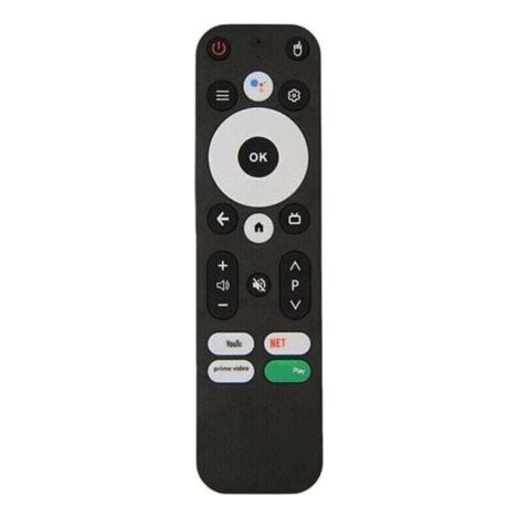 VURAHOME - Remplacer la Commande à distance Vocale pour KM2 , XU,plus Android 4K UHD TV Box Bluetooth Voice Remote Noir - (1/4)