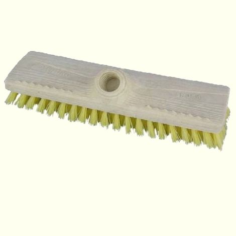 TrAdE Shop Traesio - Spazzolone Ricambio Con Setole Rigide Spazzola Per Pulizia Pavimenti 23x7x5 Cm -