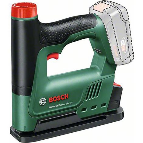 Tacker a batteria UniversalTacker 18V-14 con 1000 graffe e distanziatori per carta (1/5)