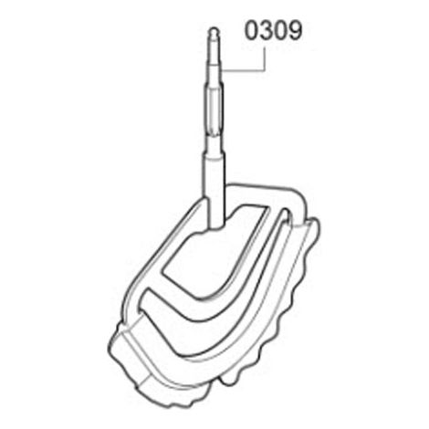 FOUET MELANGEUR AVEC SILICONE POUR PETIT ELECTROMENAGER BOSCH - 00753826