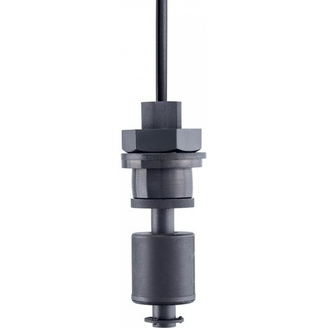 Rs Pro – Capteur de niveau à flotteur externe vertical – Sortie NO/NF – Nylon résistant – Câble 1m pour détection niveau eau
