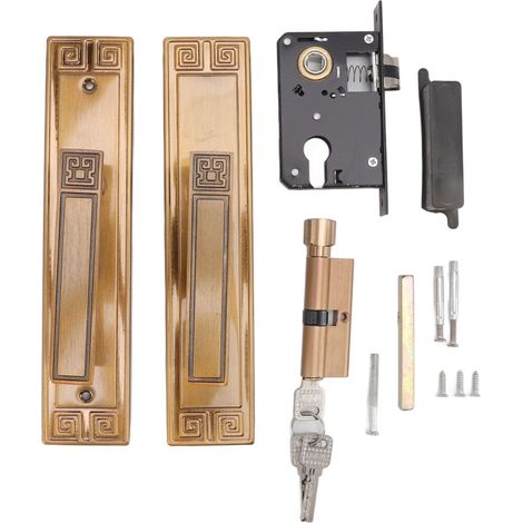 Serrure de sécurité pour porte domestique, conçue pour une installation à domicile et un usage quotidien, pour une maintenance pratique et un contrôle d'accès résidentiel.-AquaForge (1/5)