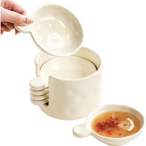 Porte-cuillères en céramique pour plaque de cuisson, support pour cuillères à café sur plan de travail (1/4)