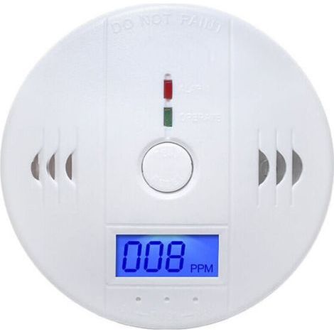 TAISHENGDA-Détecteur de Monoxyde de Carbone CO Alarme Maison Intérieur Détecteur Gaz Batterie Non Incluse 1 Pièce (1/5)