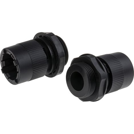 Raccord de gaine RS PRO PG21, taille 20mm en Nylon 66 ( Prix pour Paquet de 10 )