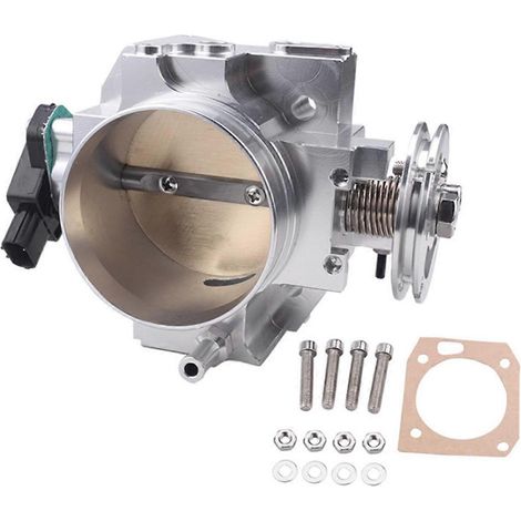 Collecteur d'admission 70 mm pour voiture, papillon des gaz et capteur TPS pour Honda - Argenté (1/5)