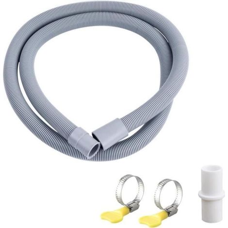 Tuyau d'évacuation d'eau - Universel - Tuyau Lave-Linge - Diamètre intérieur 20 mm - Débit en L/min 32
