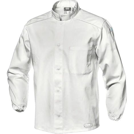 SIR SAFETY SYSTEM SYMBOL Veste longue de travail en coton blanc Taille 46