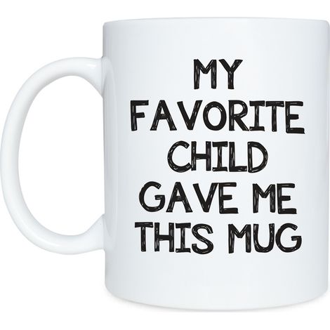 Cadeau pour la fête des mères, tasse à café humoristique (1/2)
