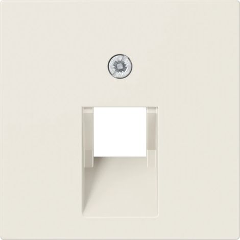 Jung Tapa para tomas de conexión IAE/UAE, 1 x 8 polos, termoplástico, serie AS, blanco A 569-1 BFPLUA