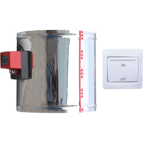 1 Registre Motorisé Diamètre 300mm Acier Inoxydable Pour Ventilation HVAC 220v