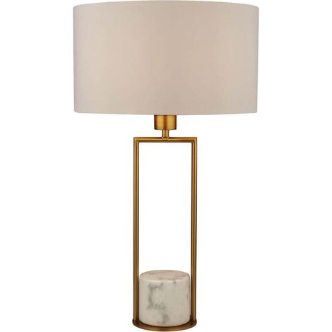 Lampe Discus 1x60W E27 Marbre Or (1/3)