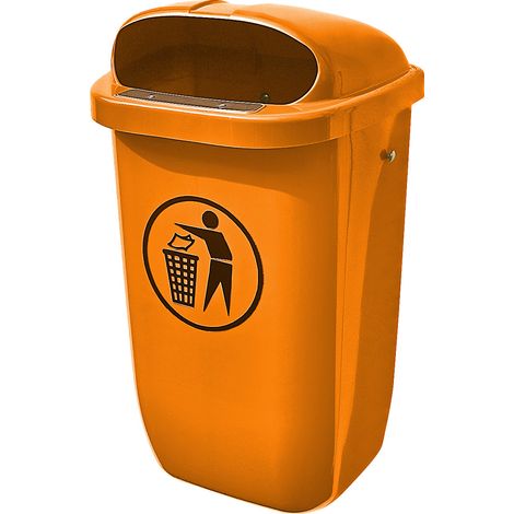 FRANKEL kaiserkraft, Poubelle en plastique, capacité 50 l,