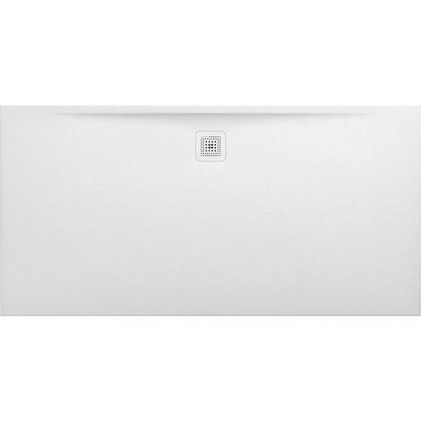 Receveur de douche LAUFEN PRO, rectangulaire, écoulement sur le côté long 1800 x 900 x 34 mm blanc mat LAUFEN