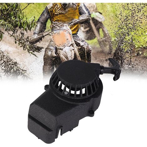 Zweitakt-Starterkit für 49-cm³-Minimotorräder, Pocketbikes und Quads, universelles Ersatzteil, robustes Motorteil, schwarz, 1 Stück (1/5)