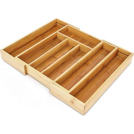 Boite a couverts bambou extensible taille s (1/5)