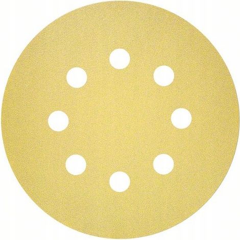 BOSCH Schleifpapier C450 125mmG808 Löcher (50 Stück) 2608621741 (1/3)