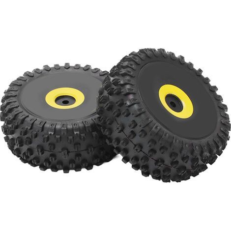 Adapté aux pneus tout-terrain télécommandés durables, robuste et pratique, empêche efficacement le glissement, offre des performances de conduite stables, kit de matériau en caoutchouc, roue arrière a (1/2)