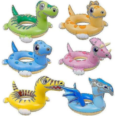 Bouées gonflables en forme de dinosaure pour enfants, pour piscines, fêtes aquatiques et loisirs de plein air.-AquaForge (1/4)