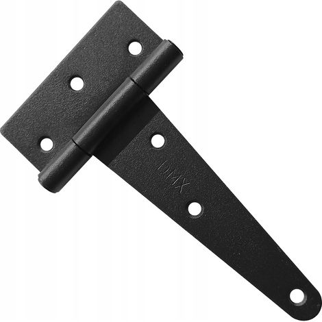 Charnière Rectangulaire Universelle ZT100, 100 x 65 mm, Noir, Pour Porte Et Portillon (1/5)