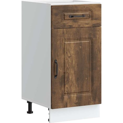 Maison Exclusive - Base da Cucina Kalmar Rovere Fumo in Legno Multistrato