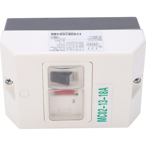 Disjoncteur Moteur Étanche 220V/380V avec Sectionneur et Interrupteur de Charge