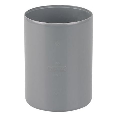 Wavin – Manchon coulisse PVC 100 GN – Raccord pour réseaux d'évacuation – Étanchéité parfaite – Diamètre 100 mm – Longueur 56.5 mm