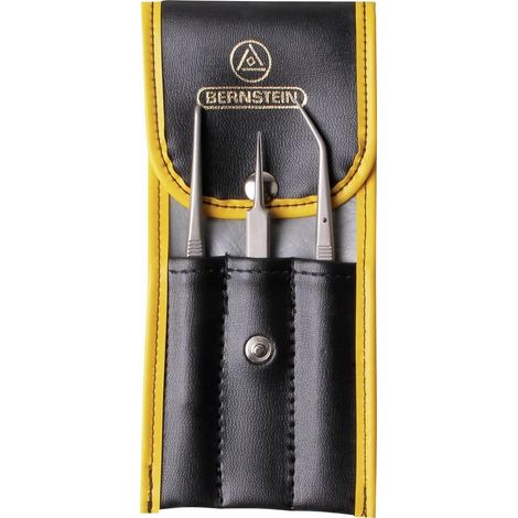 Bernstein Tools Set de 3 Pinzas Titanio Acabado Mate