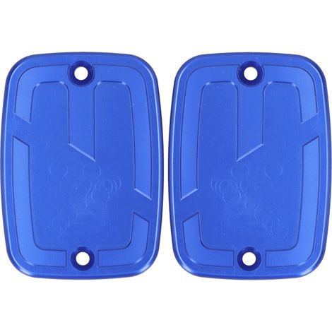 2pcs Bouchon de Réservoir de Liquide de Frein Avant Moto Couvercle de Réservoir Supérieur Compatible C400GT 2019-2021 Bleu (1/5)