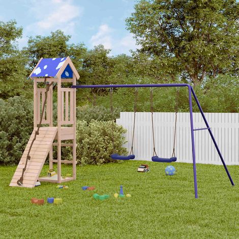 Spielturm Massivholz Kiefer (1/5)