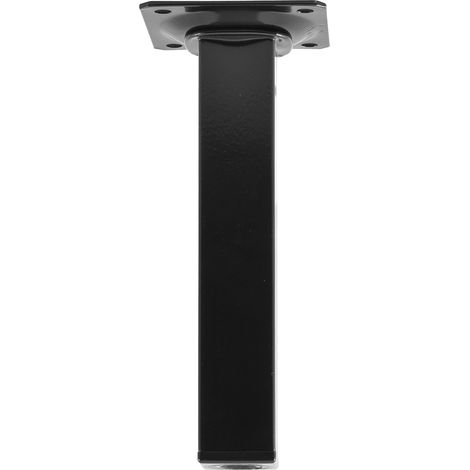 Möbelfüße Tischbeine (quadratische) Möbelbeine Tischfuß 25x150 mm Stahl schwarz
