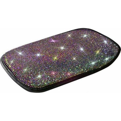 Bling Rhinestone Car Accessories For Women Bling Car Cover Decorations Crystal Car Interior Accessories Diamond Steering Wheel Cover Pads (1/5)