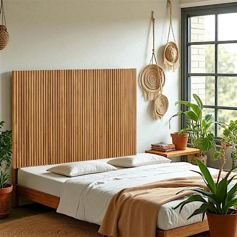 Tête de lit moderne bois – structure baguette, 145 cm IENA (1/3)