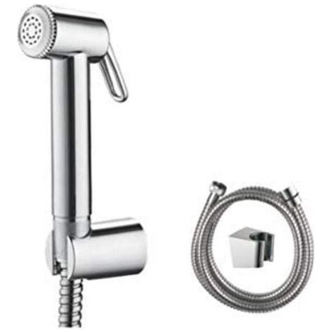 QORVA-Pommeau de douche de toilette avec support et tuyau, pommeau de douche, pistolet de pulvérisation, buse de surpression pour toilettes