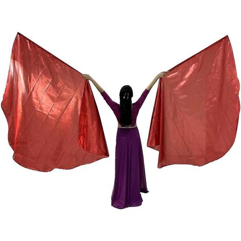 Set aus Lobpreis- und Anbetungstanzbannern, Tanzaccessoires, Kostüm für religiöse Aufführungen FAN0686 (rot)