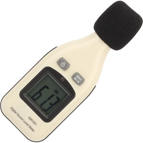 Dezibelmesser, Messbereich 30 bis 130 dB, Genauigkeit 0,1 dB, hintergrundbeleuchtetes LCD-Display, tragbarer Schallpegelmesser (1/5)