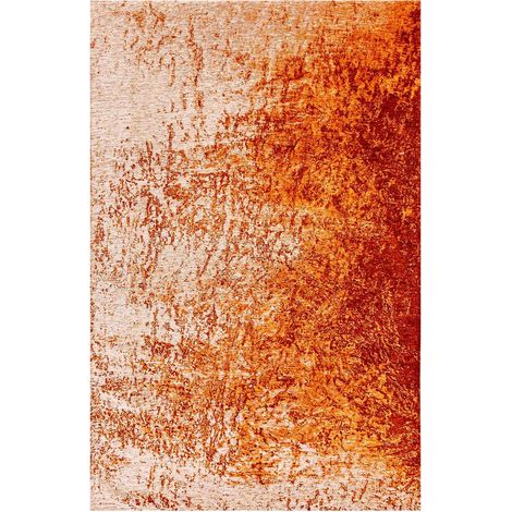 Tapis doré intérieur extérieur jacquard antidérapant - 80 x 150 cm (1/5)
