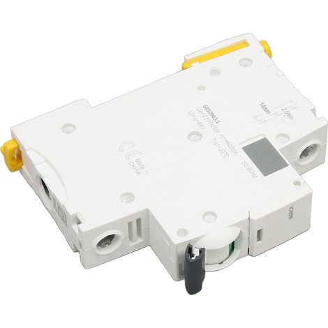 Leitungsschutzschalter für Wohngebäude, einpolig, doppelt verriegelnd, mit mehrfachem Schutz, Fehlerstromschutzschalter, 230 V/400 V AC, 63 A (1/5)