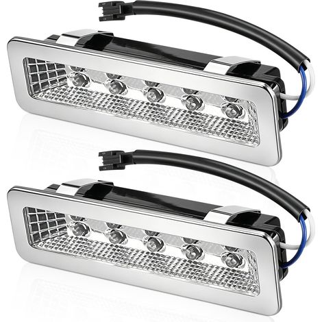XEPHO Lot de 2 Lampe LED Rectangulaire, pour Hotte, Double Rangée (1/5)
