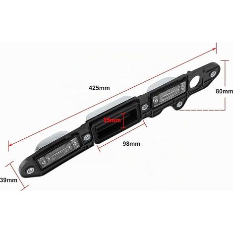 TD827574A/1TD827574A Tailgate Handle Micro-Switch Handle Bar License Plate Light for Golf Plus, Jetta V EU Version, Touran, Passat B6 Wagon (1/4)