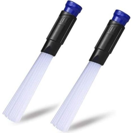 Accessoire aspirateur multifonction Dyson, V6 V7 V8 V10 V11 V15, tête de brosse pour aspirateur, convient pour les bouches d'aération, les claviers, les tiroirs, les voitures, les tiroirs (2 pièces) (1/4)