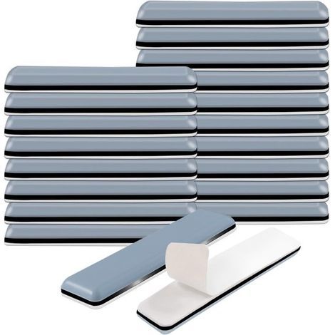 8 selbstklebende Möbelgleiter 10 x 2,5 cm Möbelgleiter/Pads für Tische und Stühle Eckenschoner für Küchentische Bodenschoner Schützt Möbel, Böden (1/5)