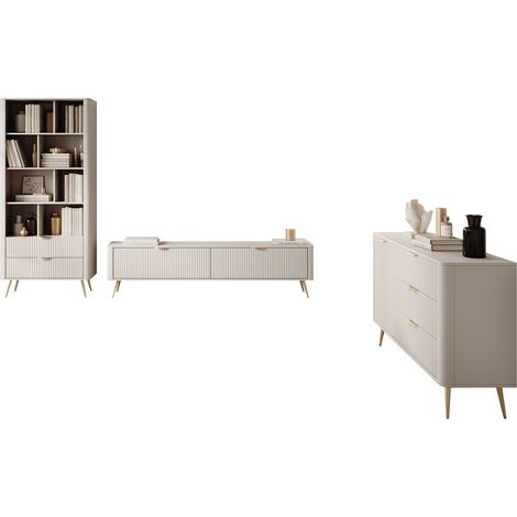 Conjunto de salón Lectum I, Beige