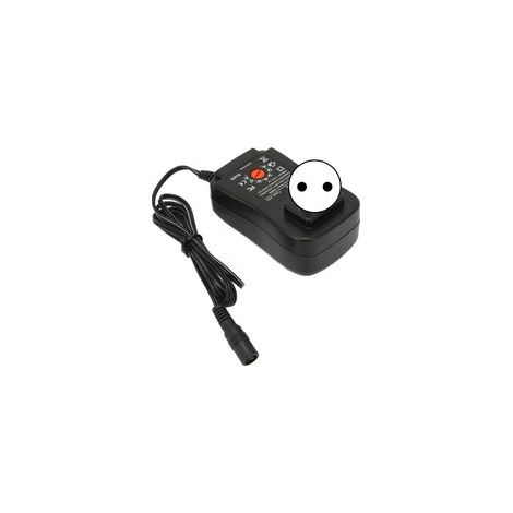 Adaptateur secteur universel multifonctionnel 30 W avec port USB et tension réglable (prise 100-240 V). (1/5)