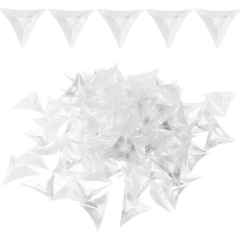 300 pièces Protections d'angle triangulaires transparentes faciles à (1/5)