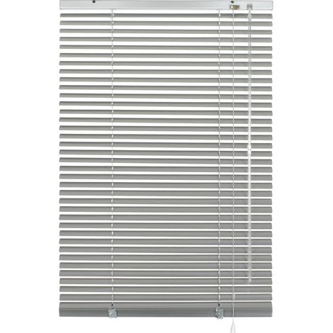 Alu-Jalousie 25 120x175 cm silber