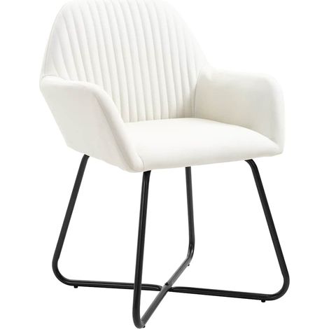 Maison Exclusive - Sillas de comedor 6 unidades tela color crema (1/5)